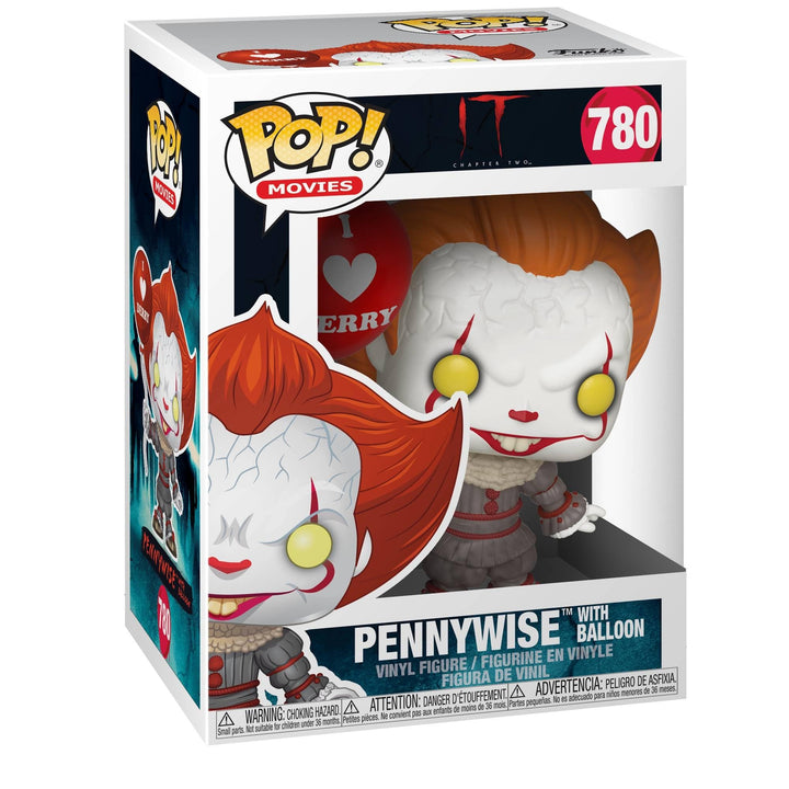 Funko Pop! Movies: IT: Chapter 2- Pennywise mit Balloon - IT Chapter Two - Vinyl-Sammelfigur - Gesch