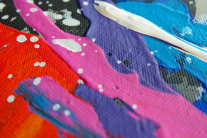 Monica Mirafiori I 100% HANDGEMALT I Gemälde Evolution 100x50cm | Gemälde Handgemalt | Acrylgemälde