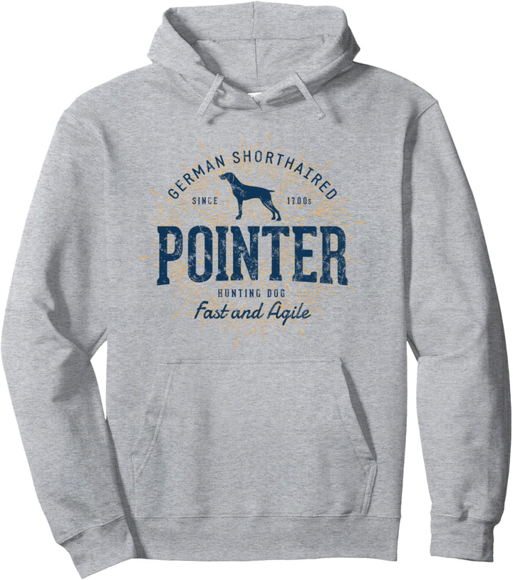 German Shorthaired Pointer Geschenk Vintage Deutsch Kurzhaar Pullover Hoodie