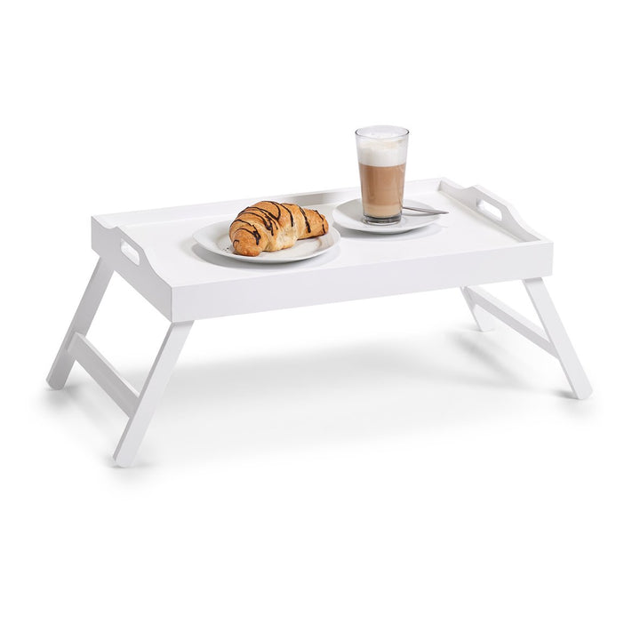 Zeller Betttablett, MDF, Weiss, 56,5 x 35,5 x 27 cm, 24052