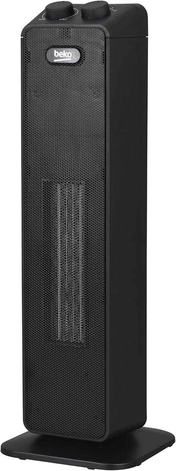 BEKO Turmheizlüfter RHP6320B, Leistung 2000 W, Keramiktechnologie, 4 Modi, Überhitzungsschutz Ein Tu