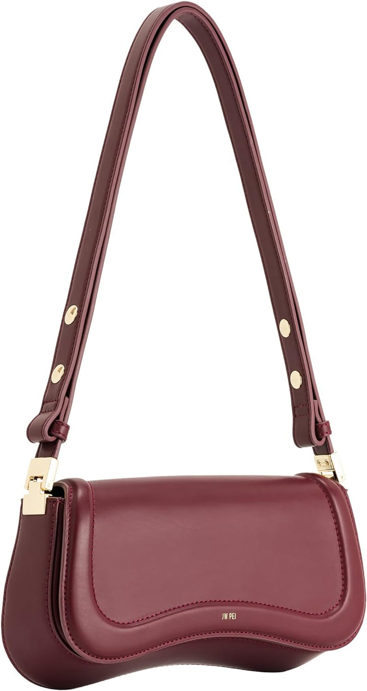 JW PEI Damen Joy Schultertasche Deep Claret, Deep Claret