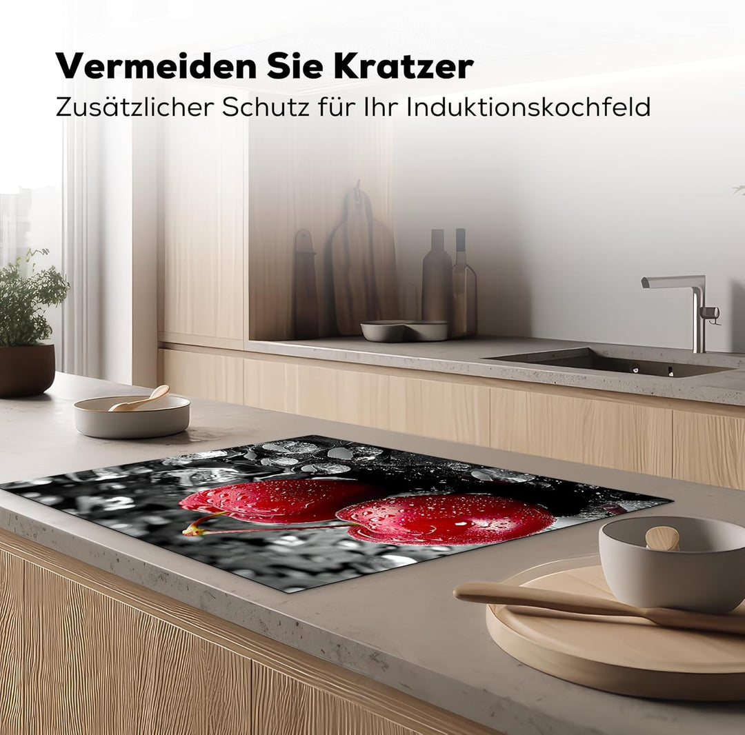 Herdabdeckplatte 77x59 cm Einteilig Herdabdeckung Abdeckplatte für Ceranfeld Abdeckung Induktionskoc