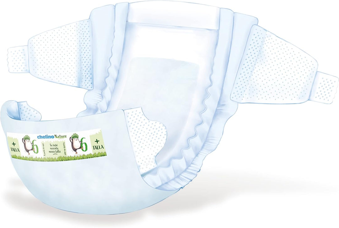 Chelino Nature Kinderwindel, Grösse 6 (17-28 kg), 162 Windeln