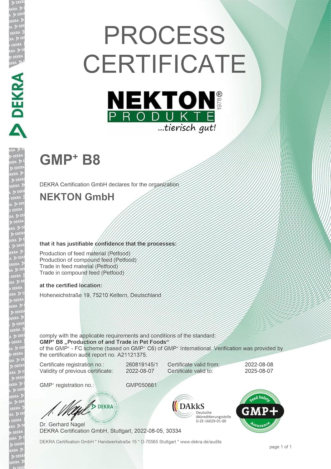 Nekton E, 1er Pack (1 x 600 g), XXL