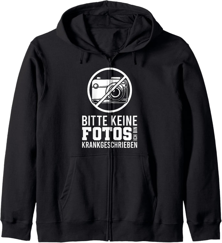 Ich Bin Krankgeschrieben I Krank Blau Machen Festival Kapuzenjacke
