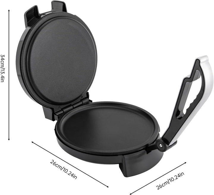 1200W Electric Fladenbrot Pfannkuchenbäcker Roti Maker Tortilla Omeletts, 220V Beidseitige Heizung,