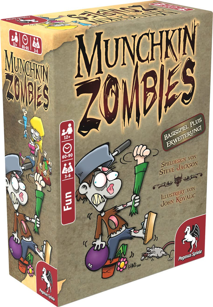 Pegasus Spiele 17138G - Munchkin Zombies 1+2