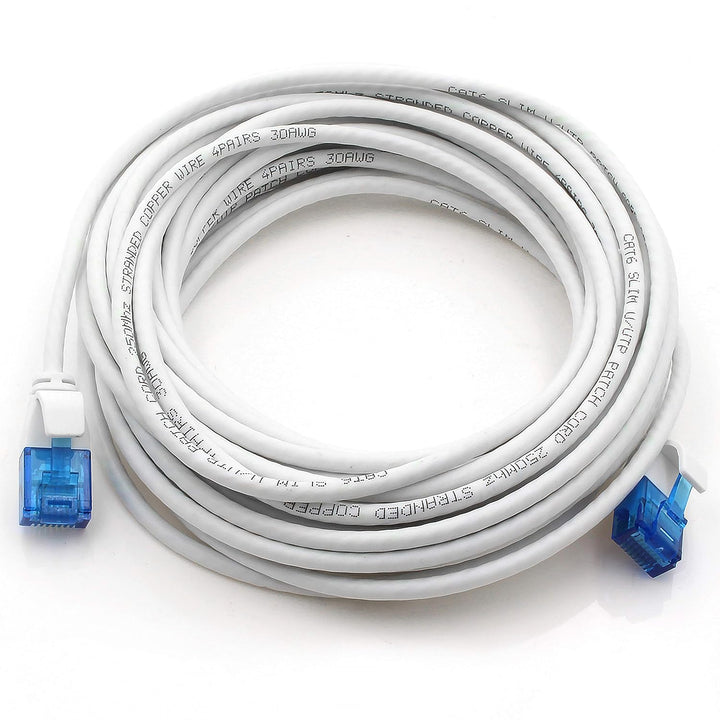 1aTTack.de 660486 Cat6 Cat.6 Kabel Cat Netzwerkkabel 10m - Patchkabel Slim Kabel (Kleiner Durchmesse