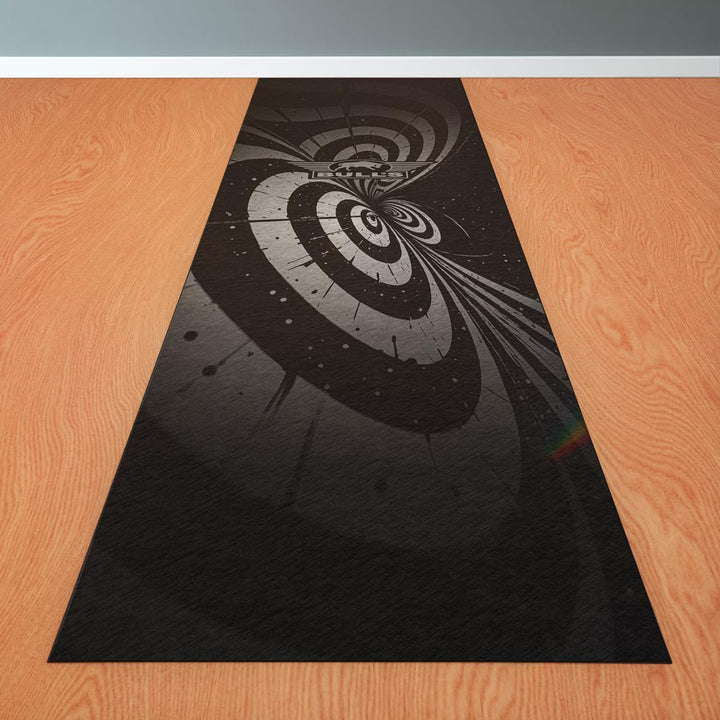 Bulls Illusion Carpet Dartmat Black/White| 241x55 cm