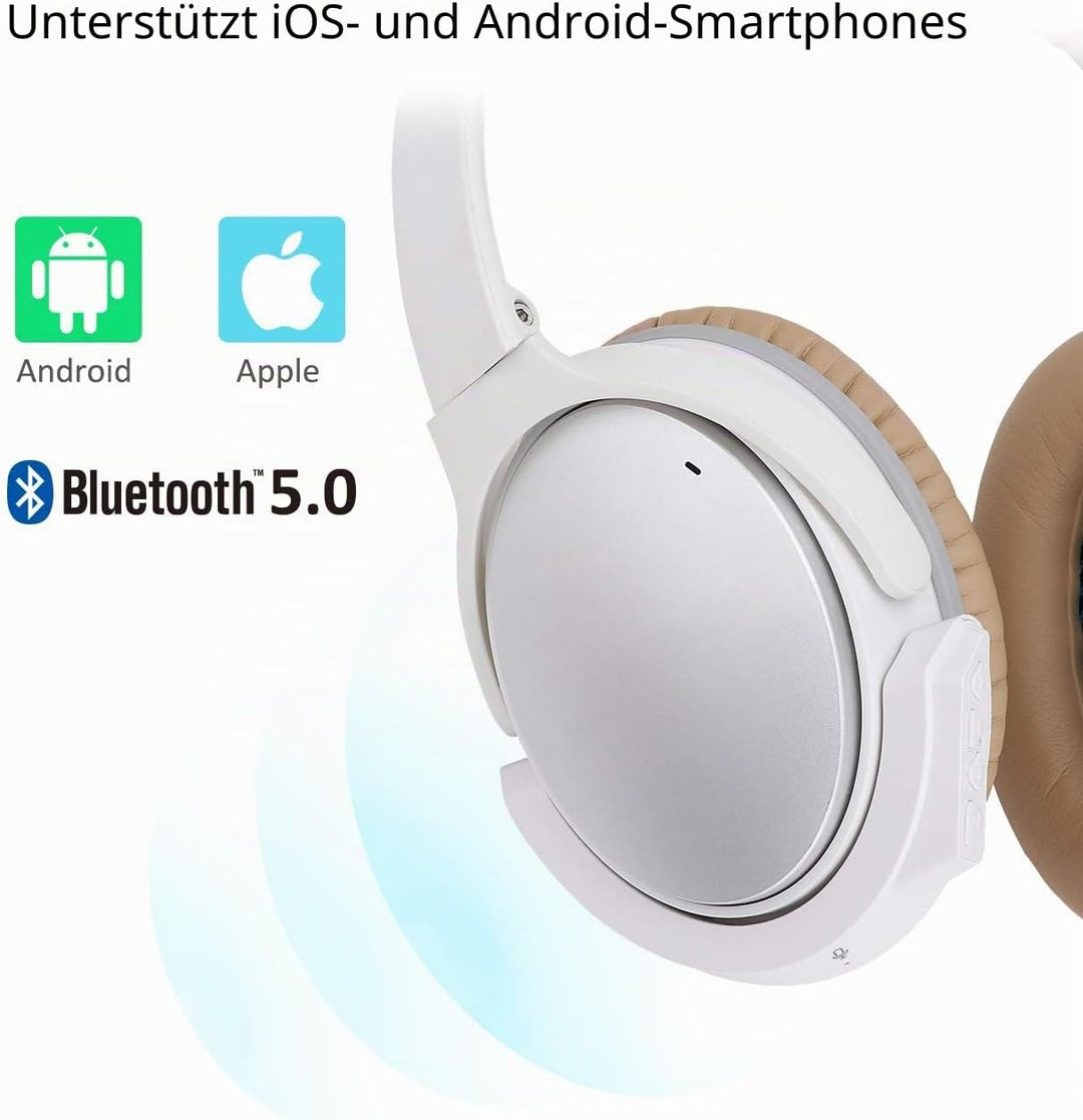 YOCOWOCO Drahtloser Bluetooth 5.0 Adapter für Bose QuietComfort QC25 Kopfhörer, aptX/MIC/Lautstärker