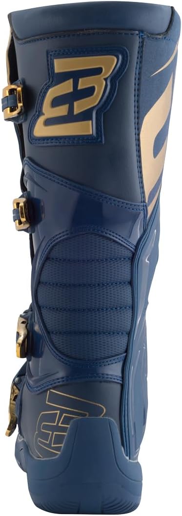 Bogotto MX-5 Motocross Stiefel, blau/gold, 44, 44 EU