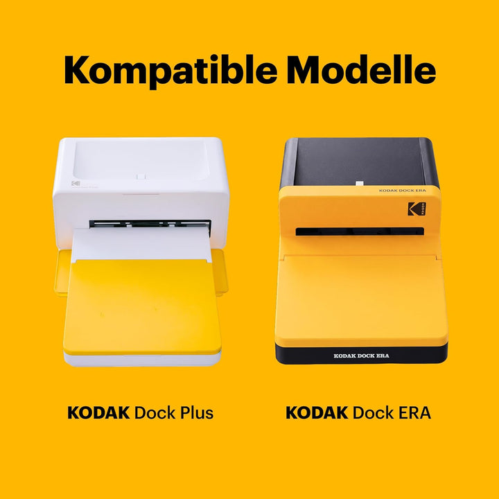 KODAK 4PASS Film-Kartridge(10x15cm) für KODAK Dock und Dock Plus, 80 Blatts 80 Blätter, 80 Blätter