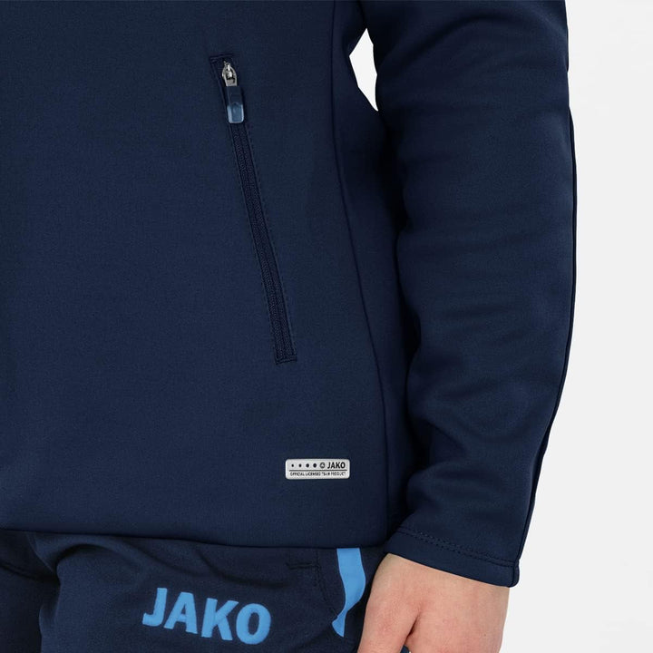 JAKO Damen Champ 2.0 Kapuzenjacke 36 Marine/Darkblue/Skyblue, 36 Marine/Darkblue/Skyblue