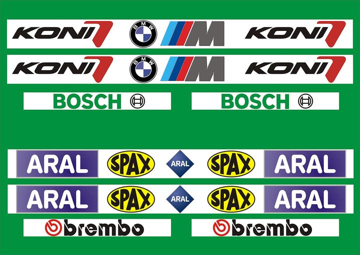 Slotcar Aufkleber für Carrera Universal Servo 132 TRIBÜNE