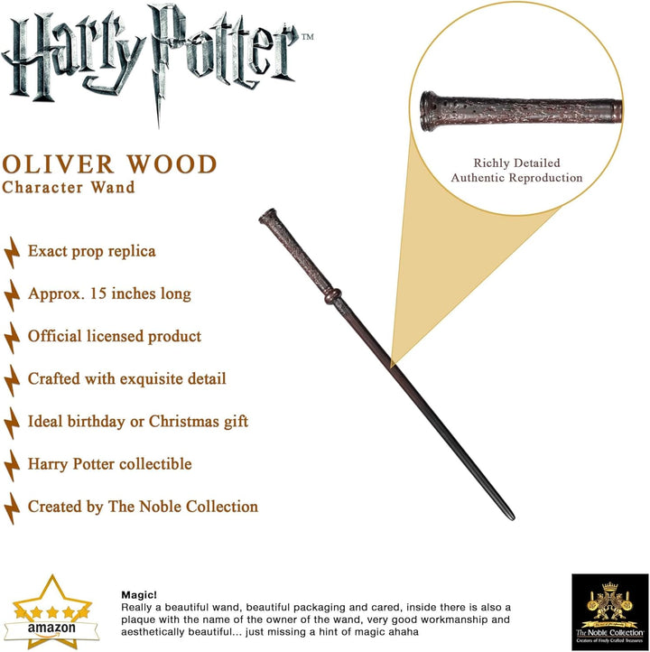The Noble Collection Oliver Wood Zauberstab