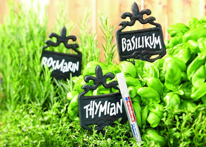 edding 750 Glanzlackmarker - grün - 10 Lackmarker - Rundspitze 2-4 mm - Lackstift für Glas, Stein, H