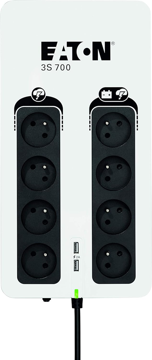 Eaton Protection Station 1620W Schwarz schwarz/weiss 700 VA / FR-Stecker, 700 VA / FR-Stecker