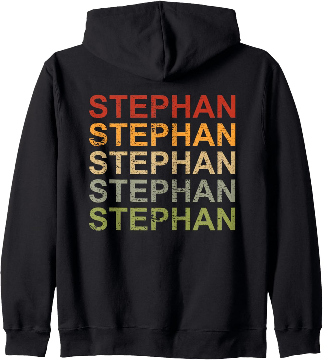 Retro Stephan Personalisiert, Stephan Name, Mann Stephan Kapuzenjacke