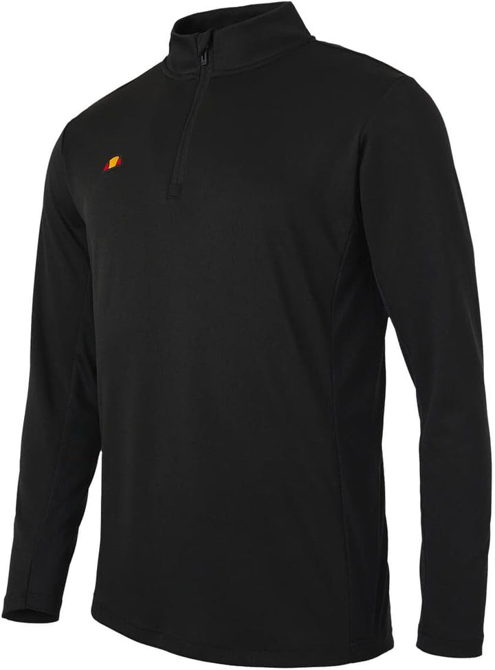 Ellesse Herren Rolbi Anti-Odour-Feuchtigkeitsdocht 1/2 Zip-Golf-Pullover XL Schwarz, XL Schwarz