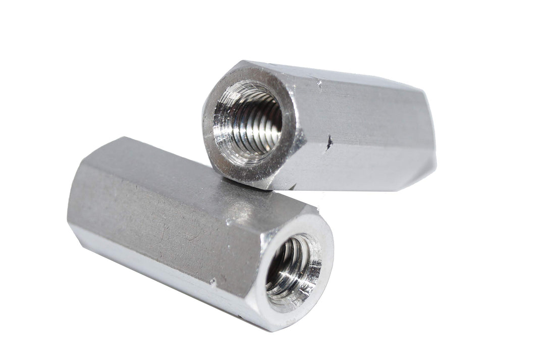 Sechskantmuffen M8X50 10 Stück Gewindemuffen Aussensechskant SW 13 Art. 9071 A2 Edelstahl M8X50 Verp