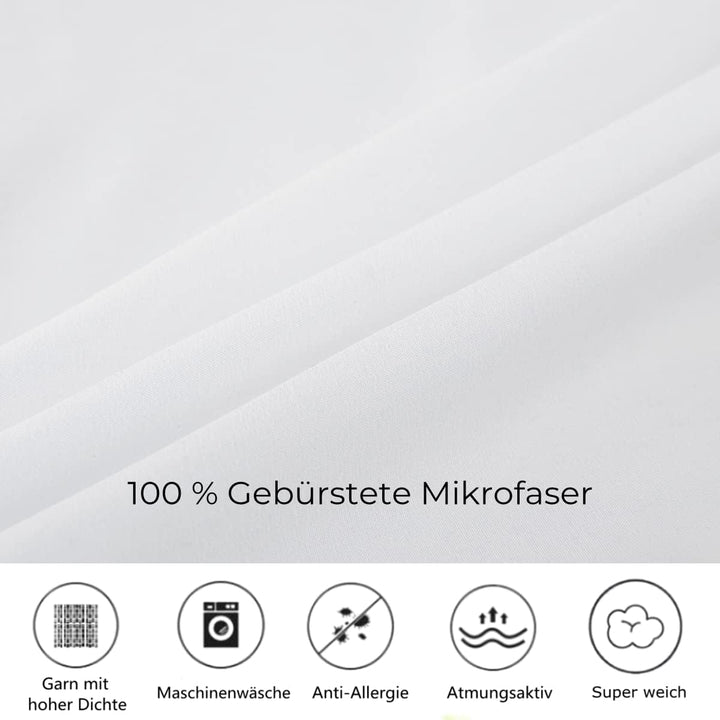 YASMENG Bettwäsche 135x200cm Weiss Katze Muster Kinder Junge Mädchen Bettwäsche Set Microfaser Bettb