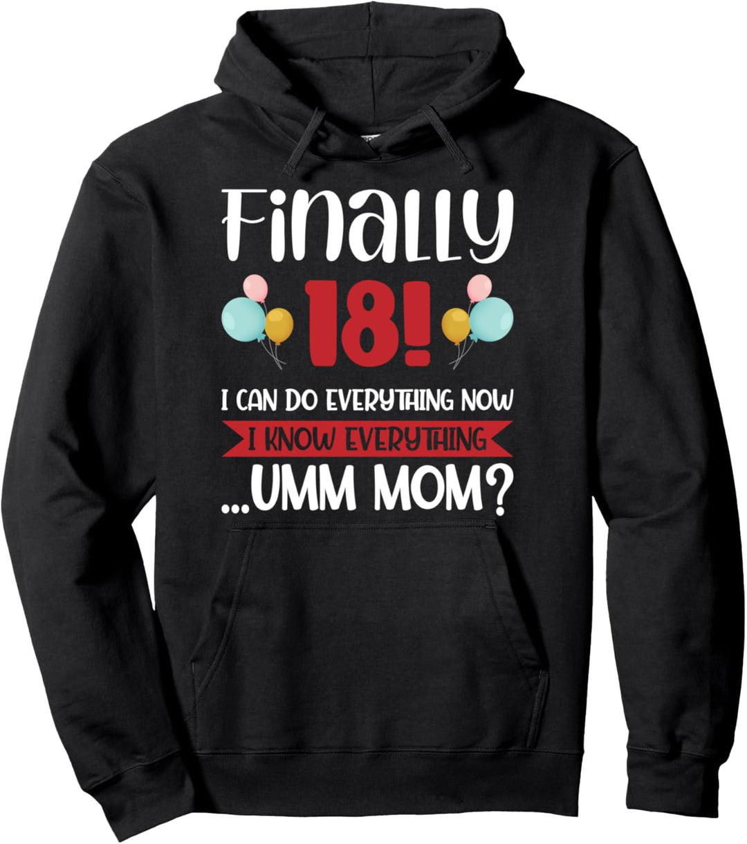 18. Geburtstag 18 Jahre 18 jährig Pullover Hoodie