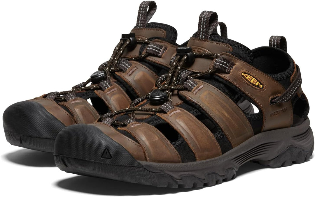 KEEN Unisex Men's-Targhee 3 Closed Toe Hiking Sport-Sandalen, Bison Mulch