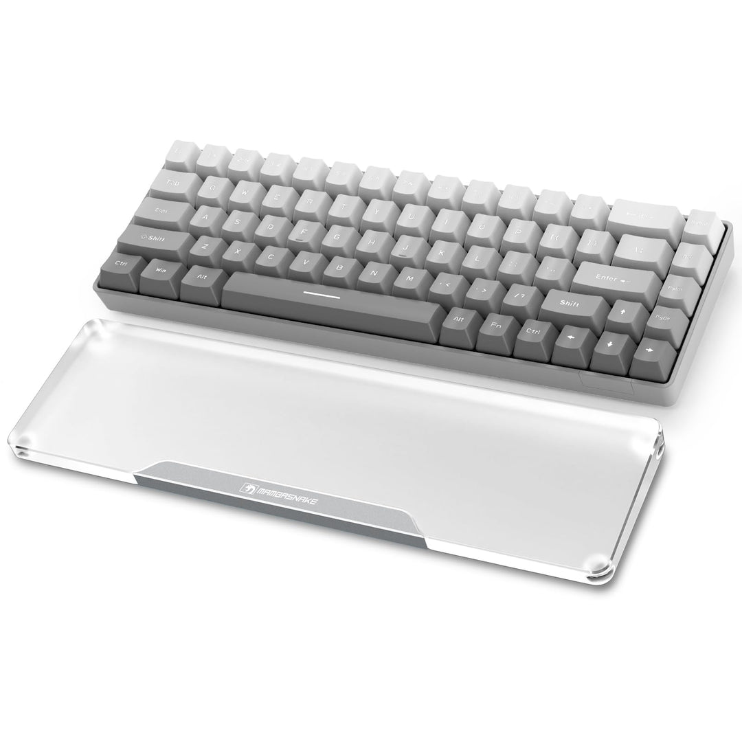 MAMBASNAKE Handgelenkauflage für Tastatur, Tastaturpad aus Acryl für Compact 60% Tastatur - Ergonomi