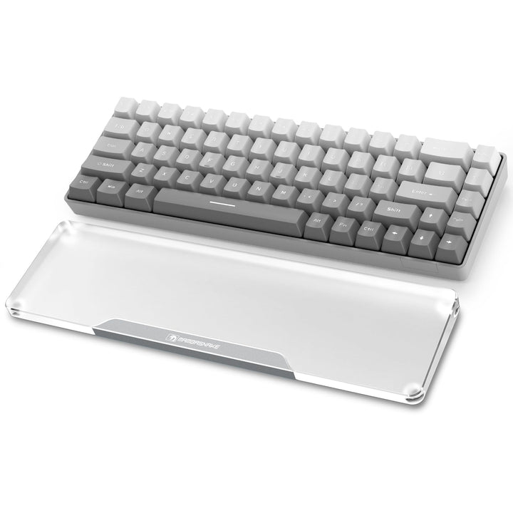 MAMBASNAKE Handgelenkauflage für Tastatur, Tastaturpad aus Acryl für Compact 60% Tastatur - Ergonomi