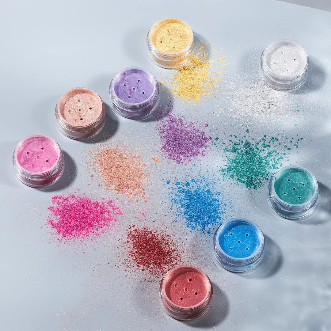 Cosmic Moon - Metallic-Pigmentstreuer - 5g - Set mit 8 Farben