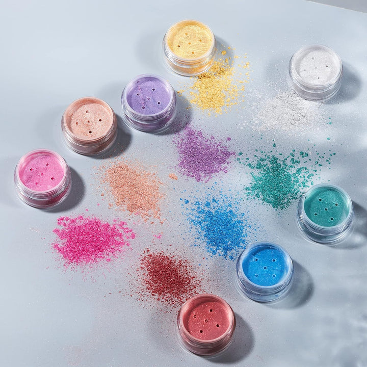 Cosmic Moon - Metallic-Pigmentstreuer - 5g - Set mit 8 Farben