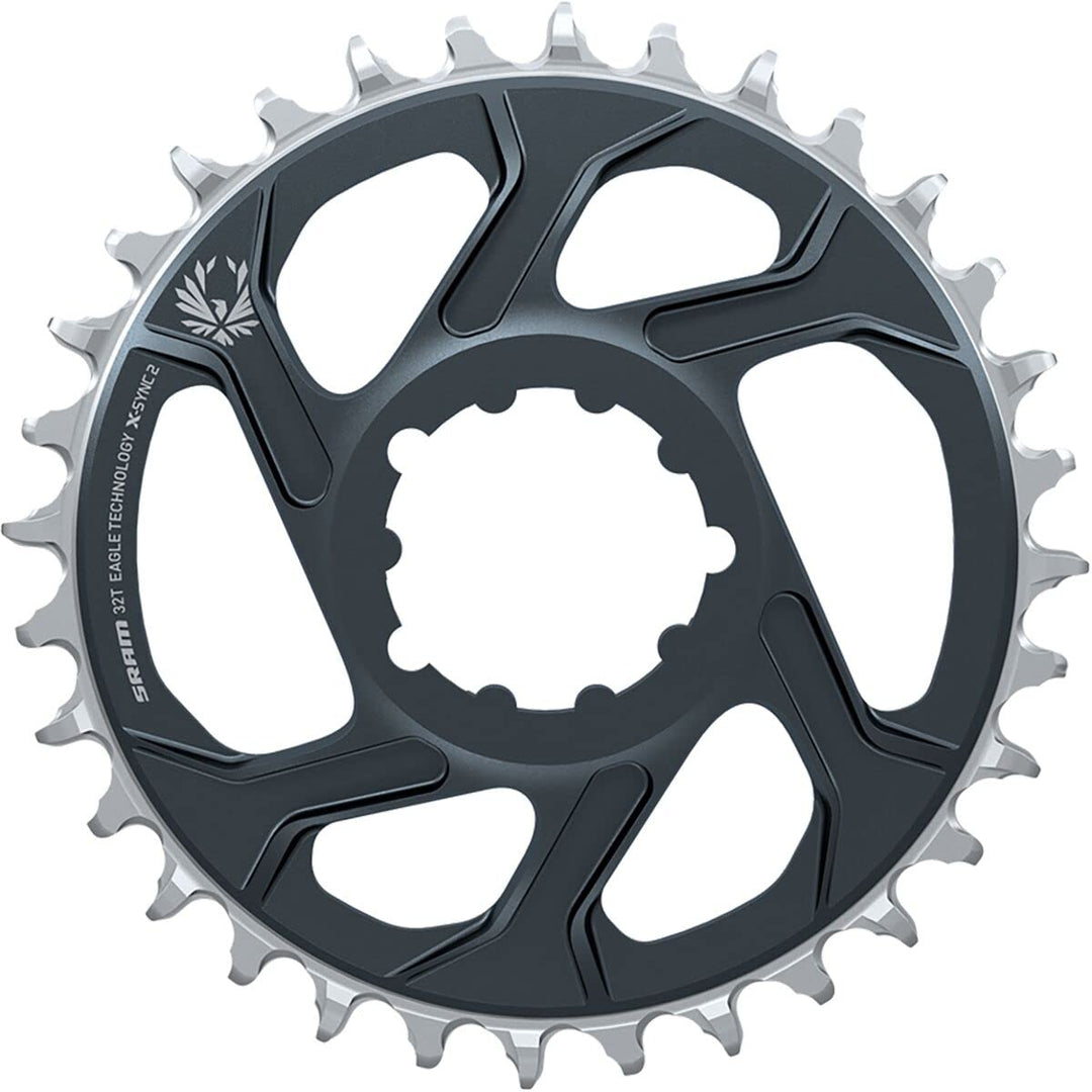 SRAM Corporation Europe Unisex – Erwachsene X-Sync 2 Eagle Boost Kettenblatt, Grau,Alu, 30