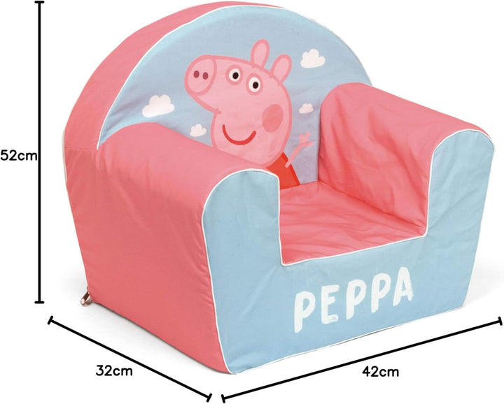 ARDITEX AD-PP13036 Chaises Longues, Holz Polyester, Peppa Pig, único, Peppa Pig