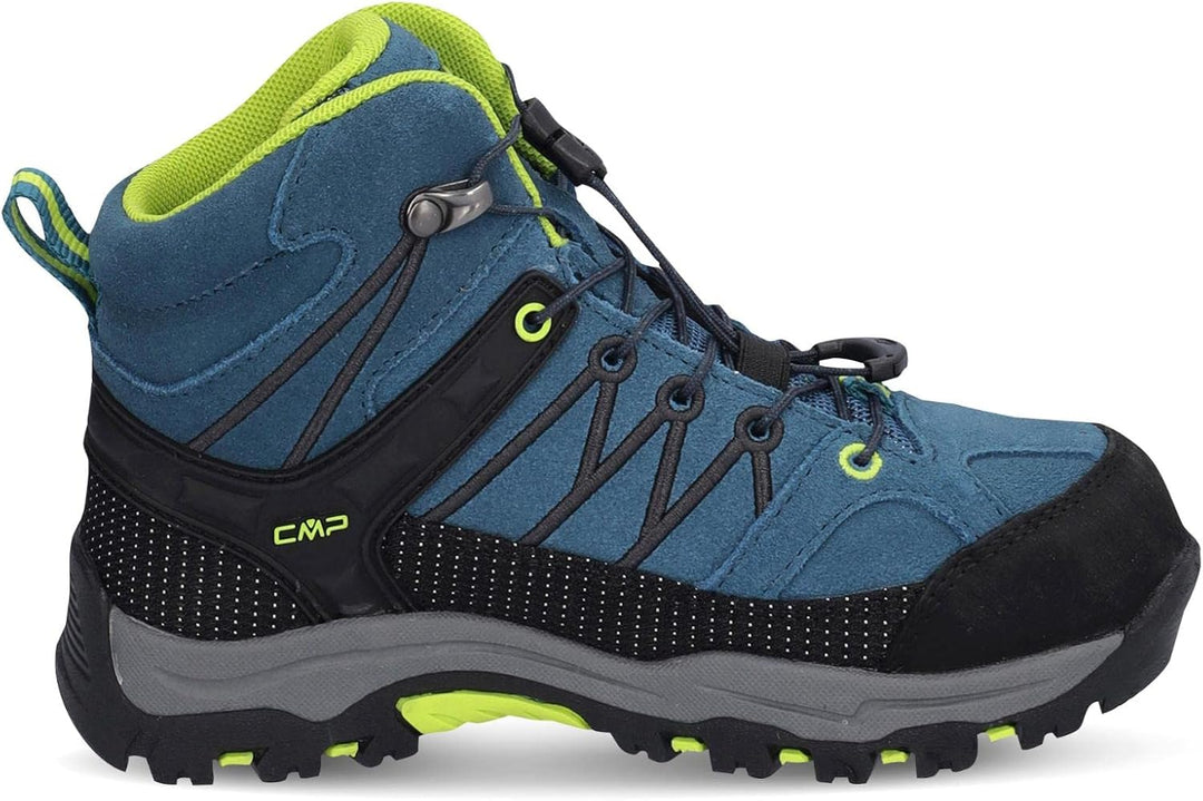 CMP Unisex Kinder Kids Rigel Mid Trekking Shoe Wp Walking Shoe 36 EU Deep Lake Acido, 36 EU Deep Lak