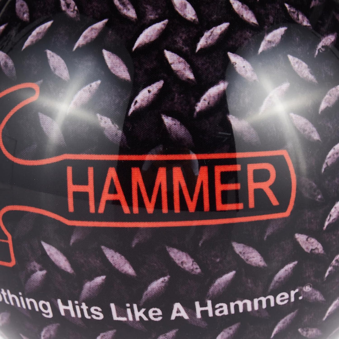 Hammer Diamond Plate Bowling Ball 8 Pfund, 8.0 Pfund