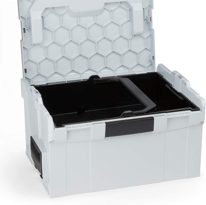 Bosch Sortimo L-BOXX 238 Grösse 3 schwarz | mit Einhängeeinsatz schwarz | Transportsystem Werkzeug |