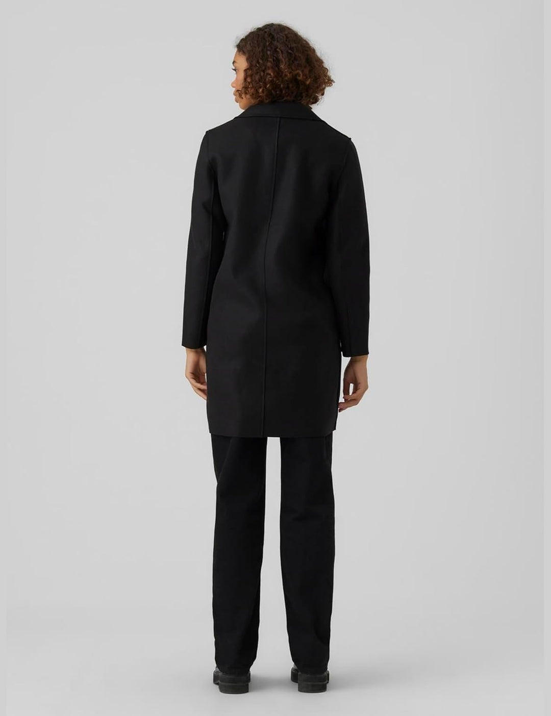VERO MODA Damen Vmpaula Jacket Noos Mantel XS Black/Detail:solid, XS Black/Detail:solid