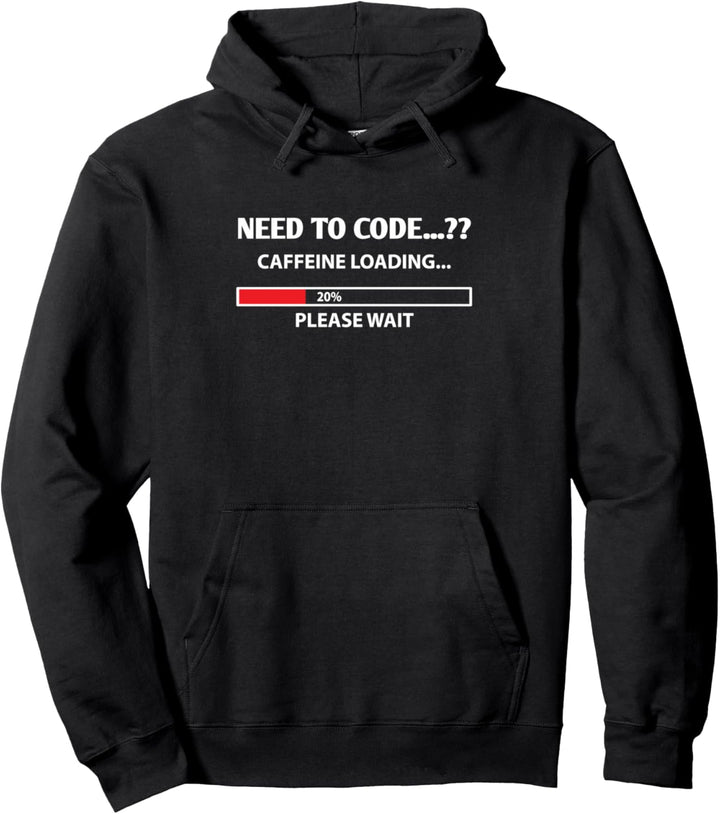 Bitte warten Sie die Entwicklersoftware Pullover Hoodie