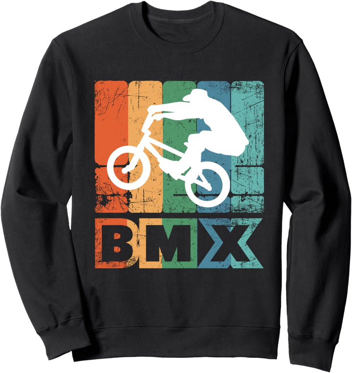 BMX Vintage Retro Fahrrad Fahrradfahrer Radler Sport Outfit Sweatshirt