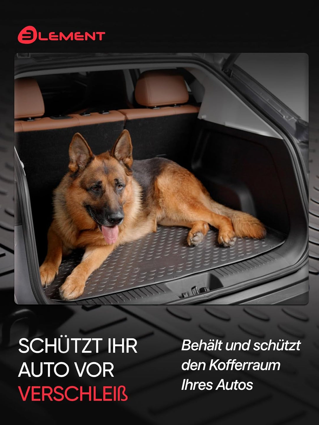 Element Passform Kofferraumwanne Laderaumwanne für KIA Stonic 2017- Standard-1tlg