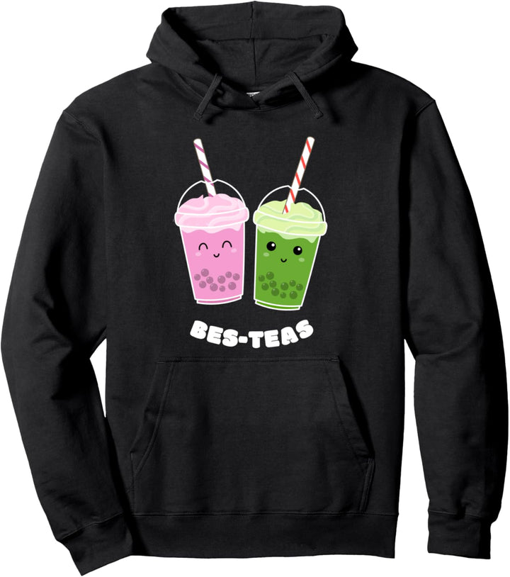 Bes-Teas Besties Bubble Tea Nette Boba Kawaii Beste Freunde Pullover Hoodie