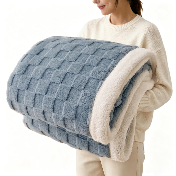 Gracelife Sherpa-Fleecedecke, weiche, flauschige Decke für Couch, 152,4 x 203,2 cm, grosse, dicke De