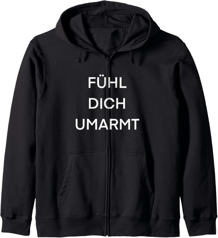 Fühl dich umarmt (D010-1226A) Kapuzenjacke