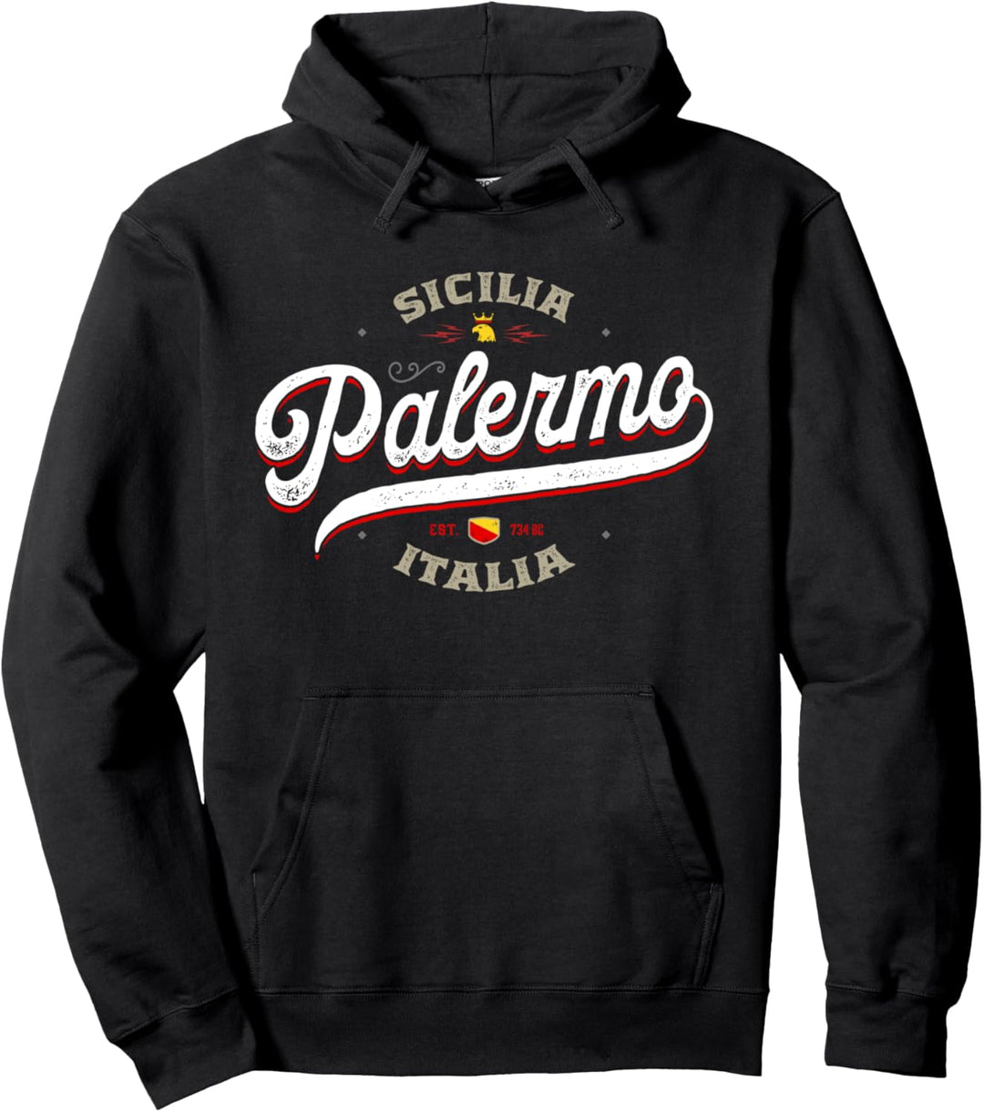 Palermo Sizilien Italien | Vintage Sicilia Italia Gift Italy Pullover Hoodie