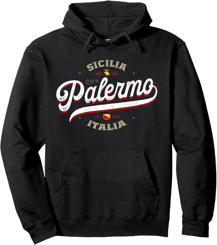 Palermo Sizilien Italien | Vintage Sicilia Italia Gift Italy Pullover Hoodie