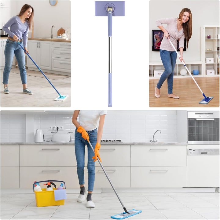 Automatischer Stoffwechsel-Mini-Mopp | 2024 HandsFree Minis Mop | Reinigungsmopp-Set, kompatibel mit