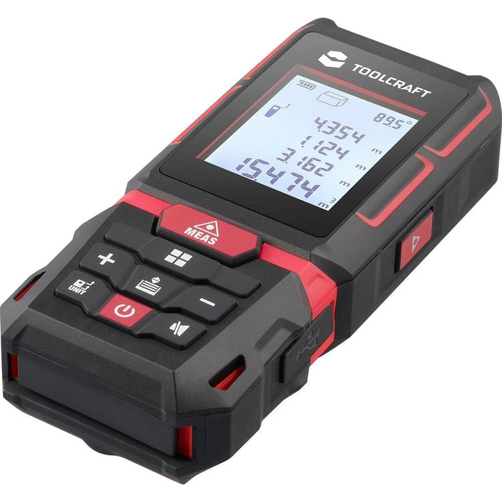 TOOLCRAFT LDM XG40 L, IP65 Laser-Entfernungsmesser 40 m