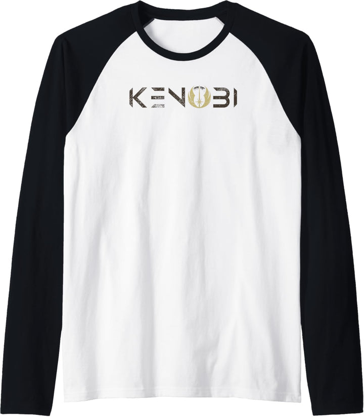 Star Wars: Obi-Wan Kenobi Worn Text Logo Raglan