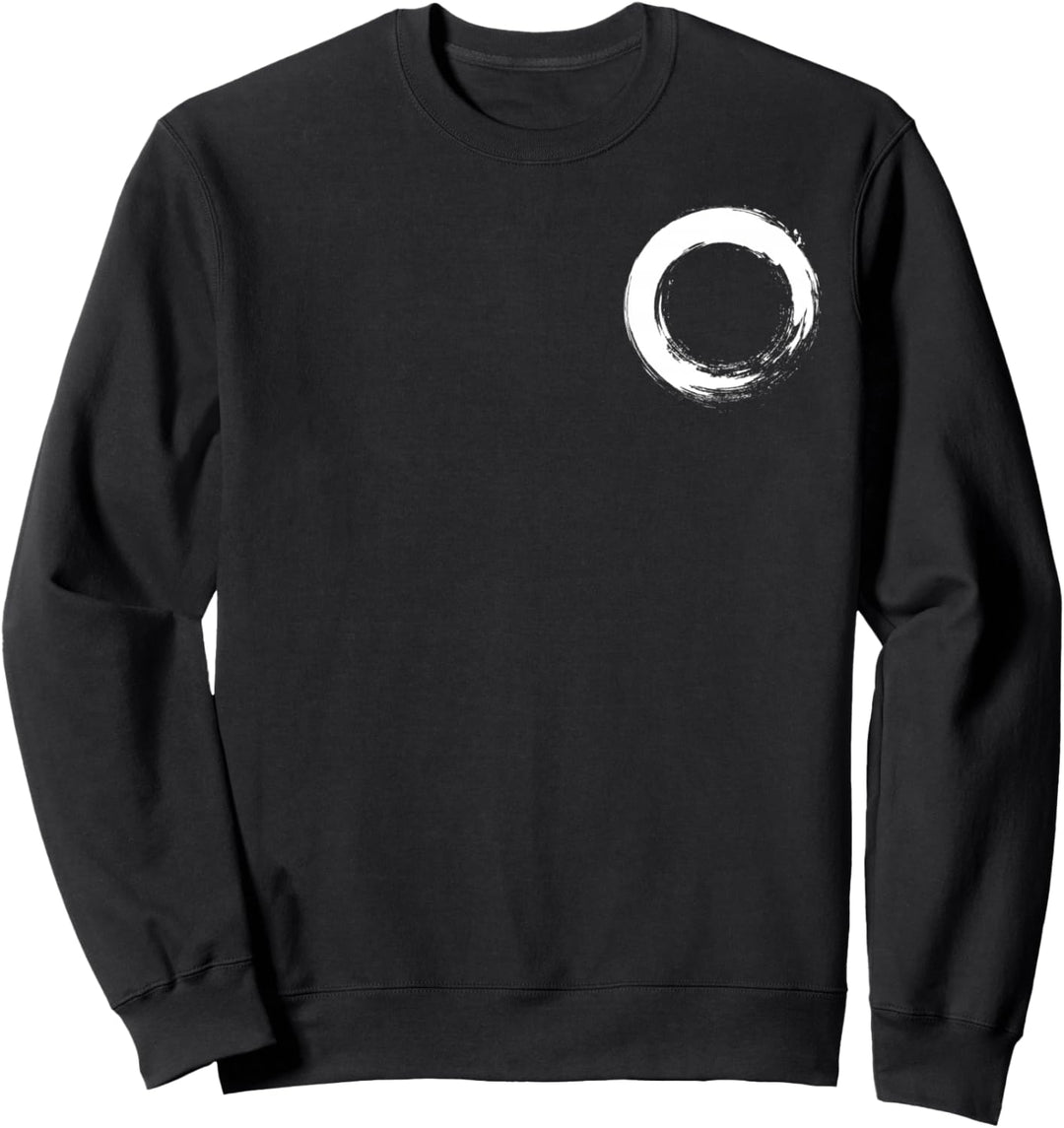 Enso Circle Zen Japanese Aesthetics Free Mind Meditation Fun Sweatshirt